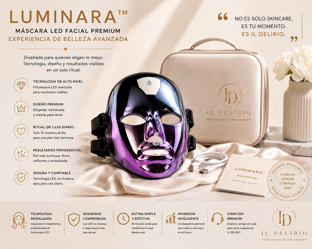 LUMINARA™ | Máscara LED Premium de Rejuvenecimiento Facial