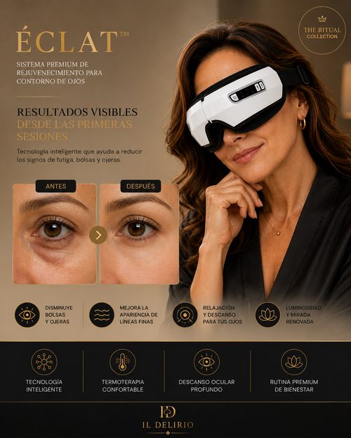 ÉCLAT™ | Sistema Premium de Rejuvenecimiento para Contorno de Ojos | IL DELIRIO
